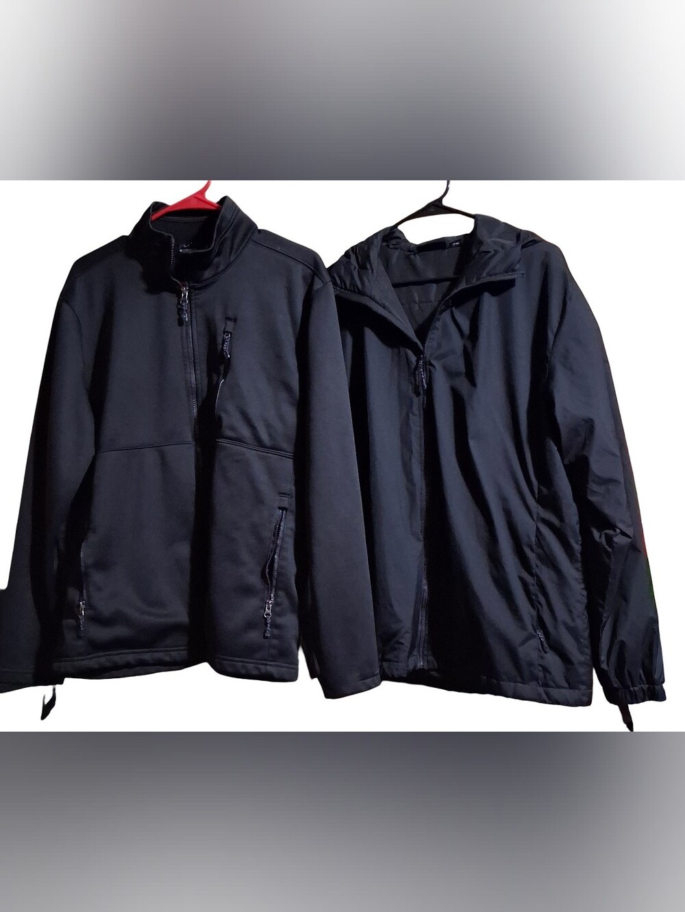 Clothes: Mens 2pc Swiss Tech Black Jackets (Medium) NWOT